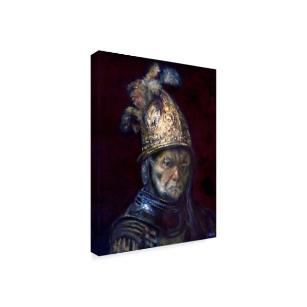 Josh Byer 'Rembrandt With Blue' Canvas Art,18x24